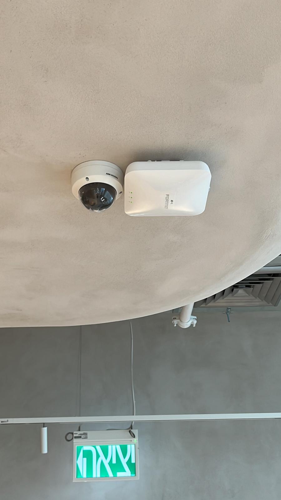 מצלמת אבטחה בדירה בתל אביב